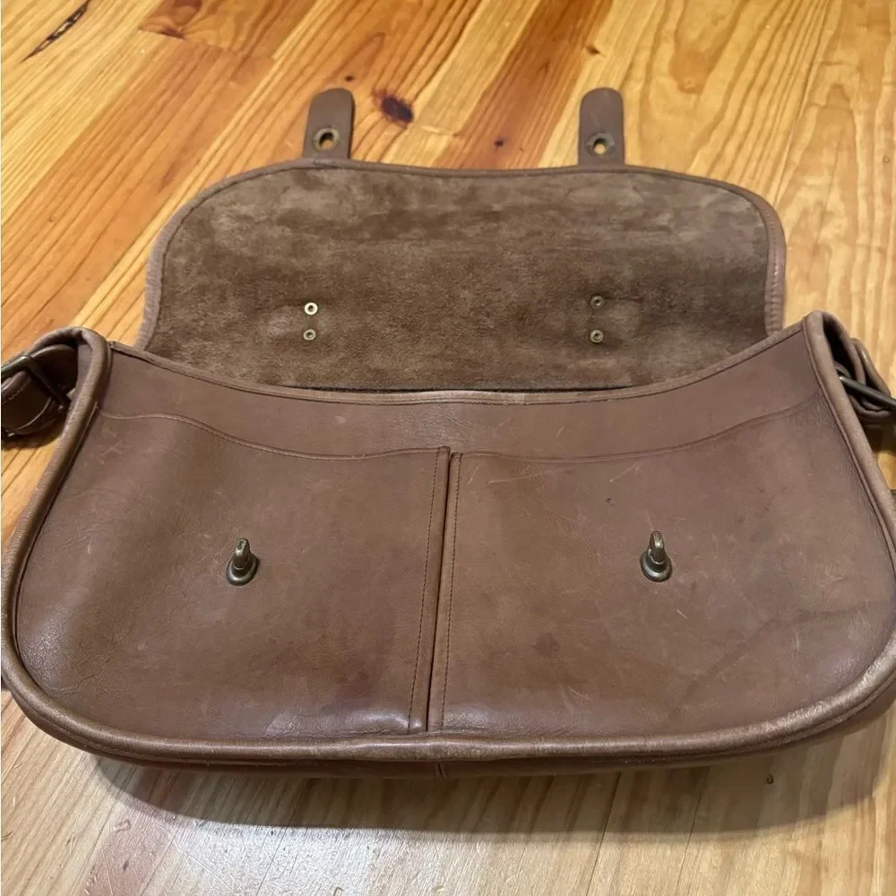 Vintage Coach Musette Leather Messenger Bag Briefcase Laptop Bag 238-5643